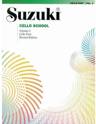 CELLO SCHOOL VOLUMEN 3 CELLO PART METODO SUZUKI