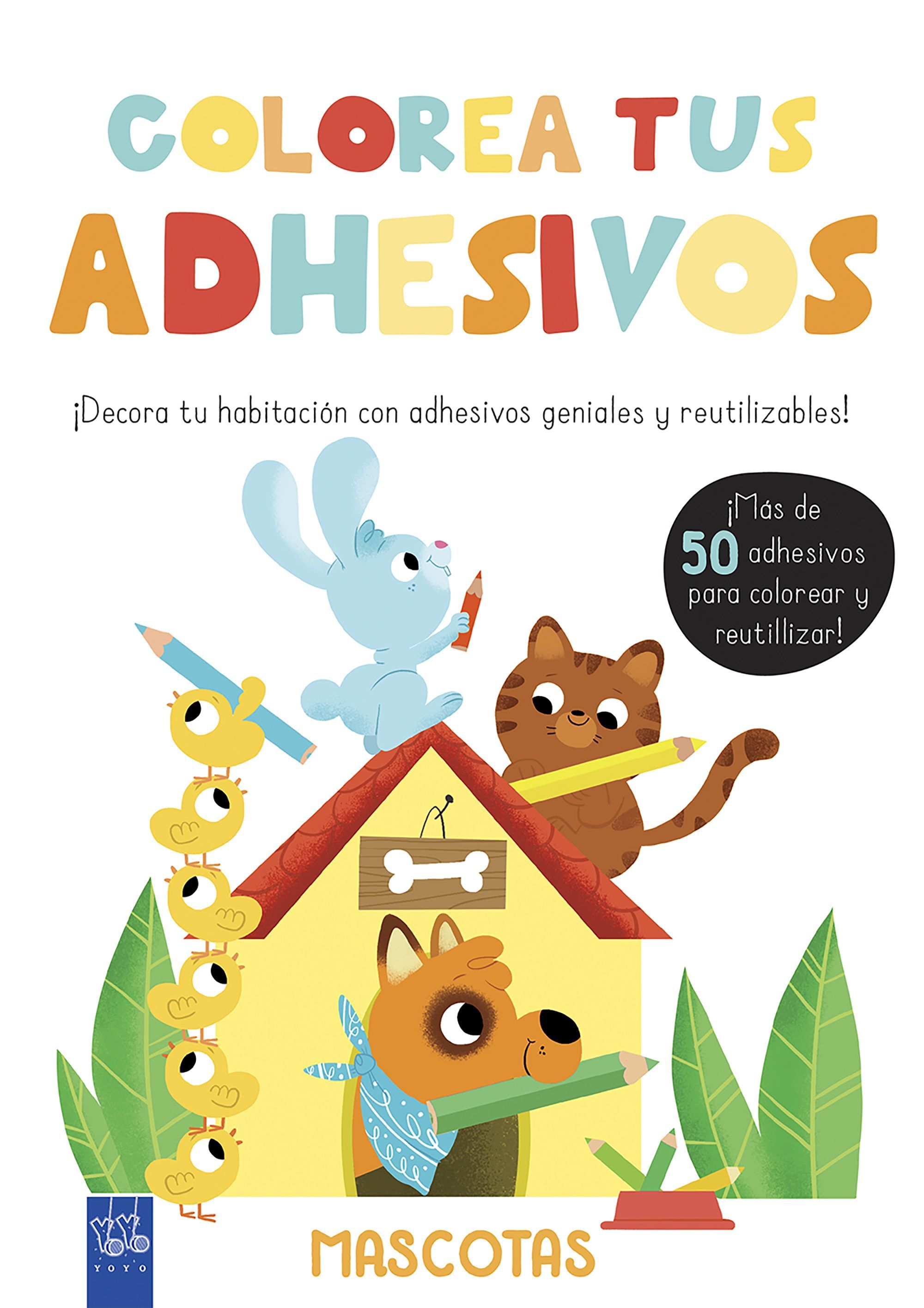 COLOREA TUS ADHESIVOS. MASCOTAS