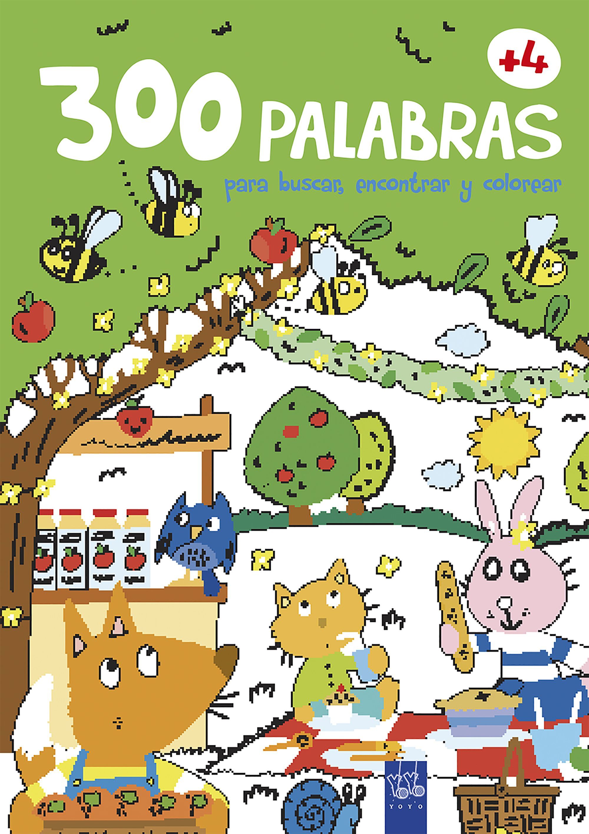 300 PALABRAS PARA BUSCAR, ENCONTRAR Y COLOREAR