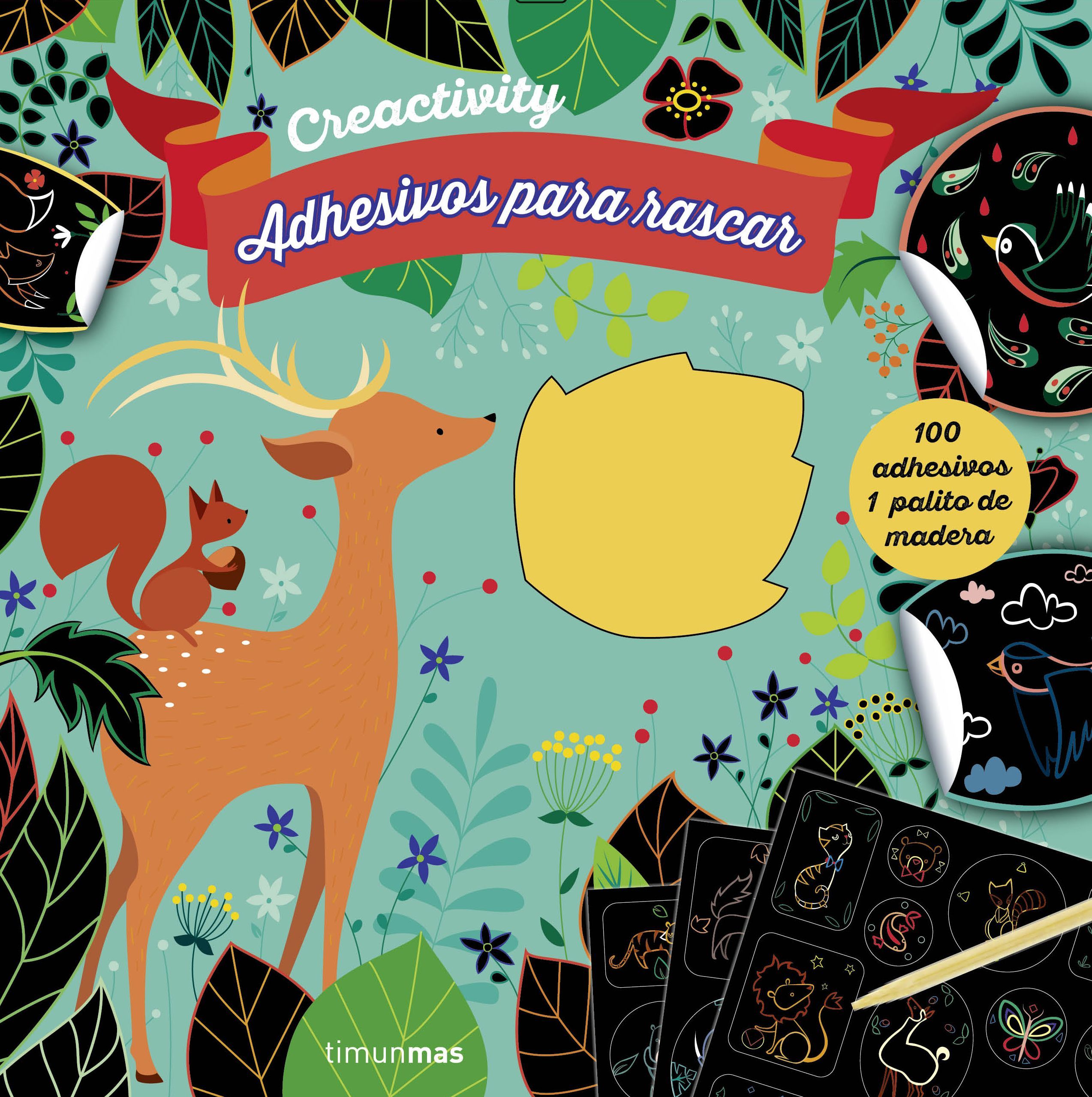 CREACTIVITY. ADHESIVOS PARA RASCAR