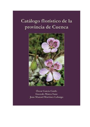 CATÁLOGO FLORÍSTICO DE LA PROVINCIA DE CUENCA