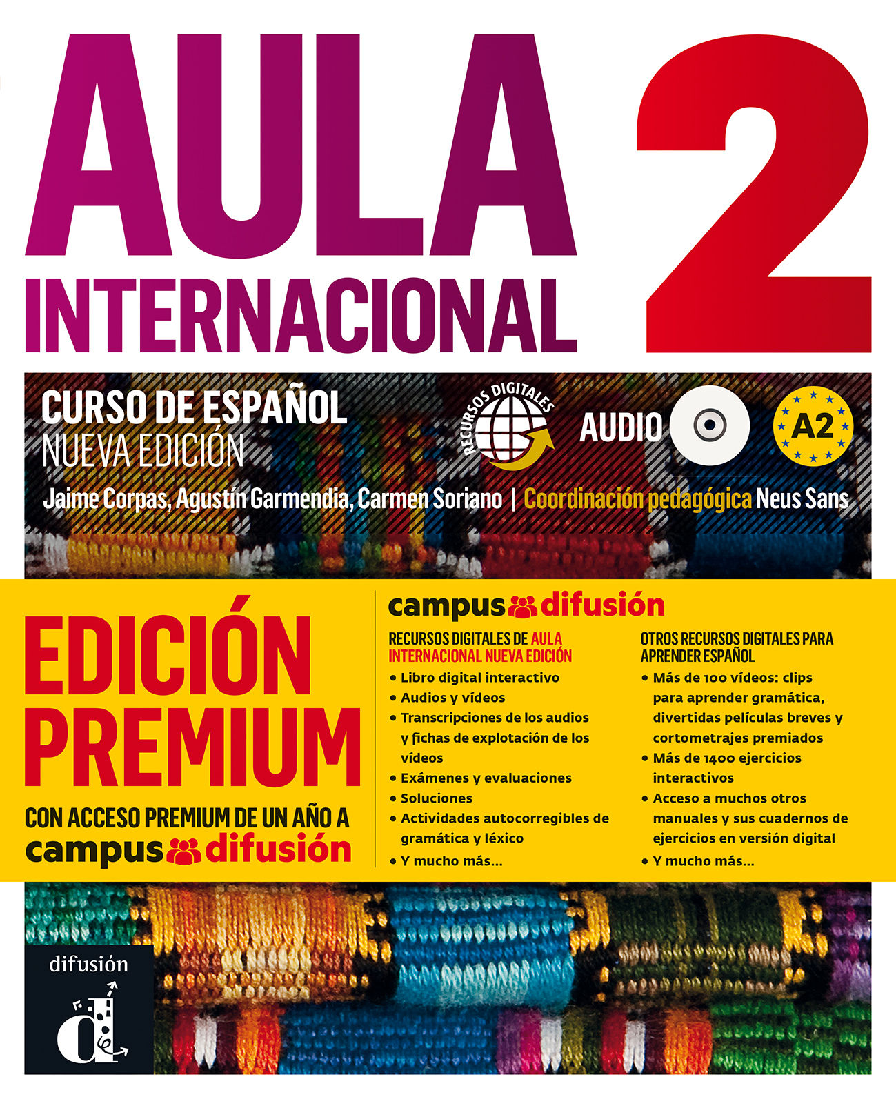 AULA INTERNACIONAL NUEVA EDICIÓN 2 PREMIUM LIBRO DEL ALUMNO + CD