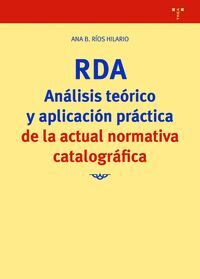 RDA - ANALISIS TEORICO Y APLICACION PRACTICA DE LA