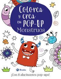 COLOREA Y CREA TU POP-UP MONSTRUOS